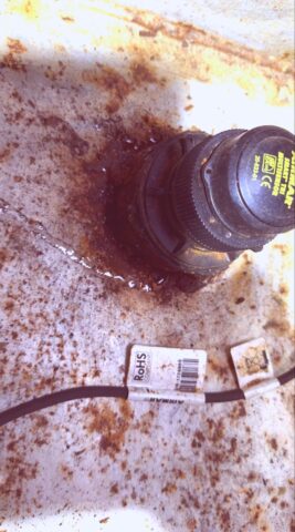 Wassereintritt an der Logge